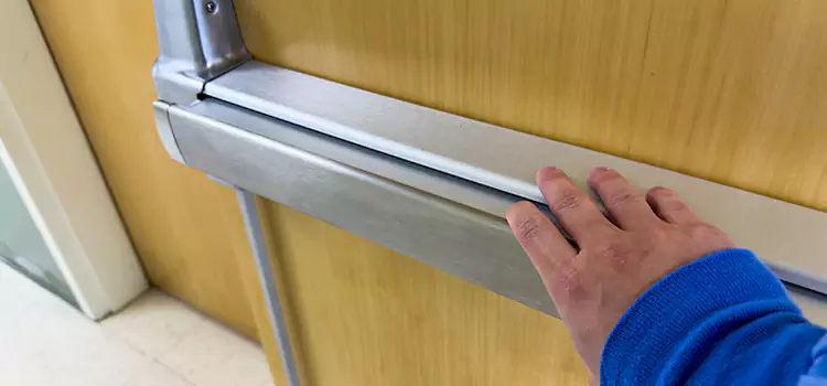 Installing a Push Bar on a Door Stamford